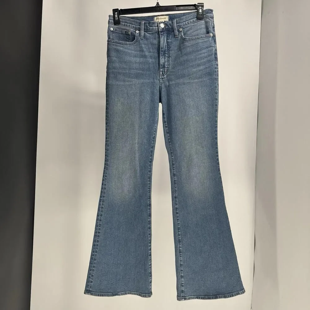 Madewell Blue Flare Jeans - Picture 1 of 6